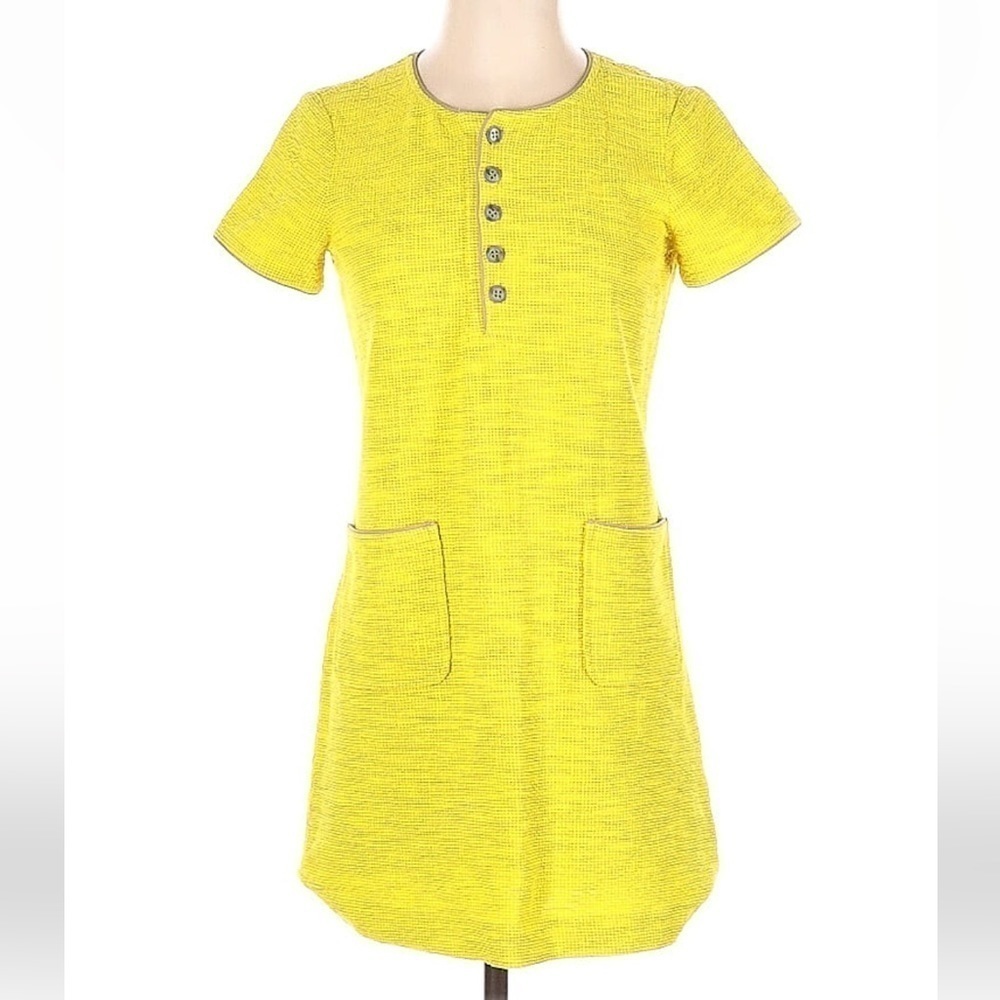 Gryphon New York Yellow Casual Dress Size M